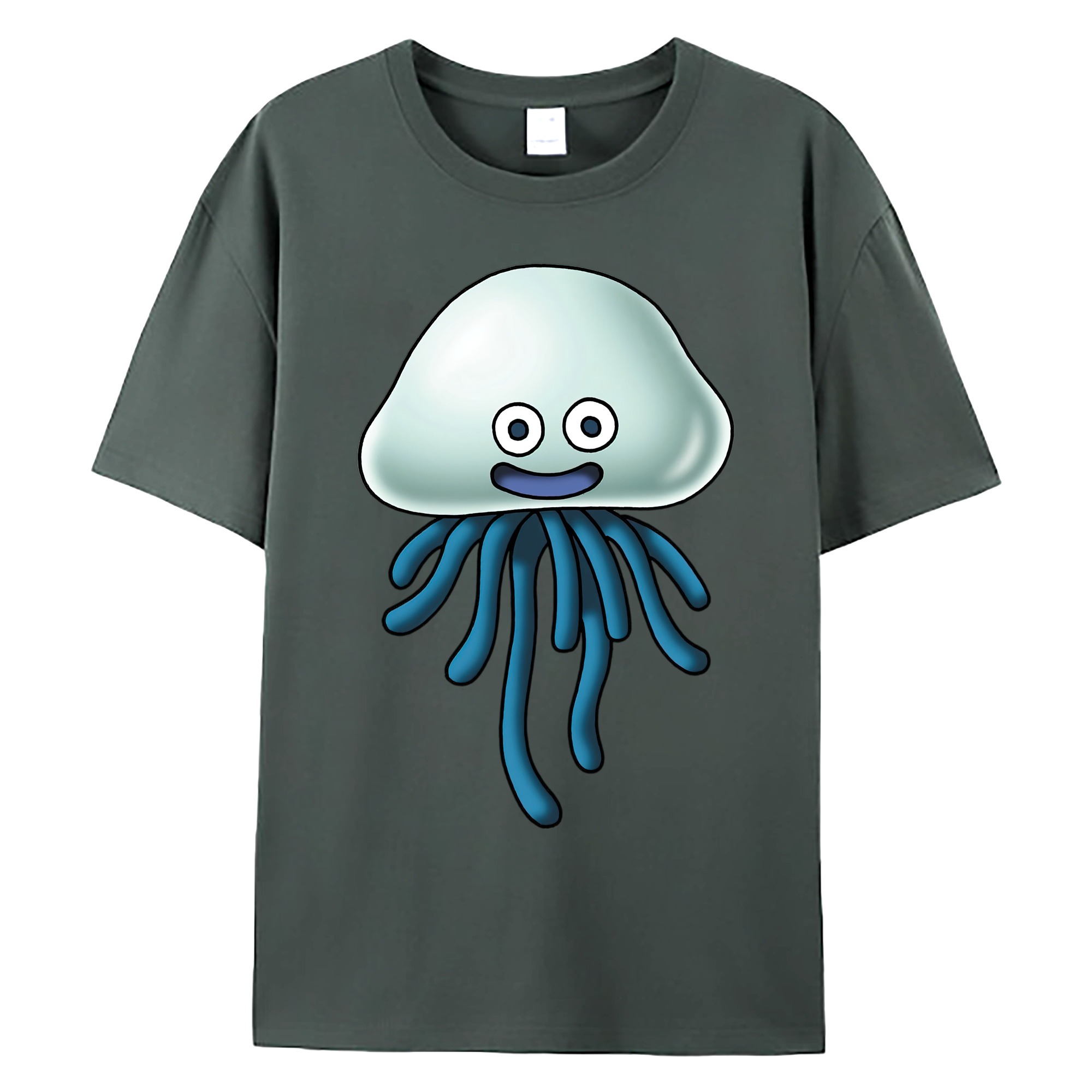 （画像用） ドラゴンクエスト Doragon Kuesuto Dragon Quest 綿100％ メンズ半袖Tシャツ｜肌触りやわらか＆通気性